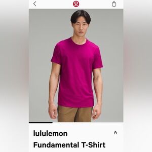 Lululemon fundamental T-shirt size medium